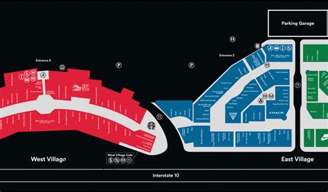 desert hills premium outlets center map